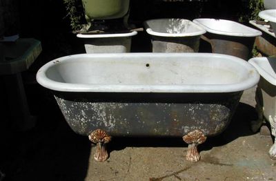 'Big Blue' French Double Ended Bath c.1870