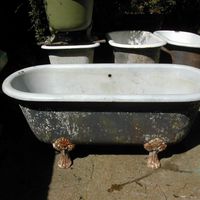 'Big Blue' French Double Ended Bath c.1870