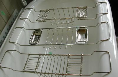 Nickel Plated Bath Bridges