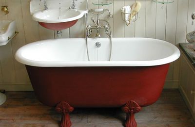 French Double-Ended 5' Empire Bath c.1870
