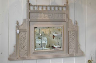 Victorian Cast Iron Mirror