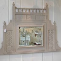 Victorian Cast Iron Mirror