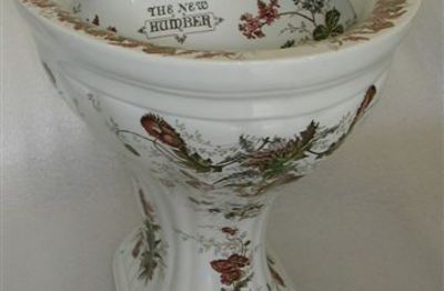 'The New Humber' Polychromatic    P-Trap Outlet Victorian WC C.1890