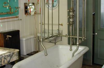 Large 'Shanks & Co.' Shower Bath C.1890