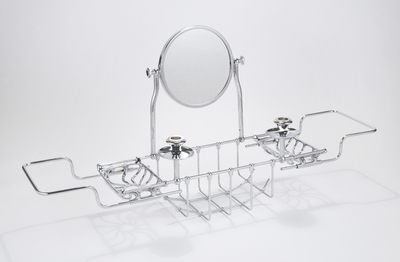 Extendable 'Edwardian' Bath Bridge with Mirroe