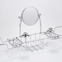Extendable 'Edwardian' Bath Bridge with Mirror