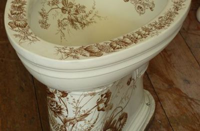 "The Freshet" Victorian WC with Brown Transfers C. 1890
