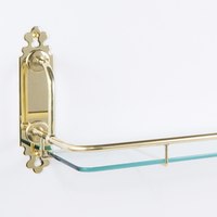 Bathroom Shelf with Gallery Rail