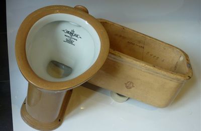 'Oenus' Victorian WC and High-Level Cistern C.1880