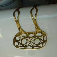 French soap dish for roll tops C.1900