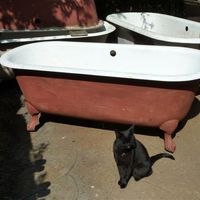 French Double-Ended 'Shell and Claw' foot Bath C.1900