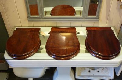 New Solid Hardwood WC Seats 
