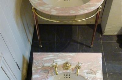 A pair of Rose Marble Basins by J Bolding, London C.1920