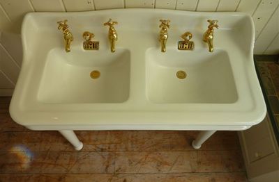 Jacob Delafon, Paris Double Basin with Splasback C.1900