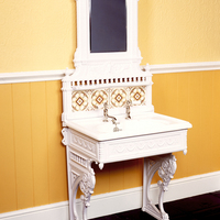 Victorian Cast Iron Washstand c.1890