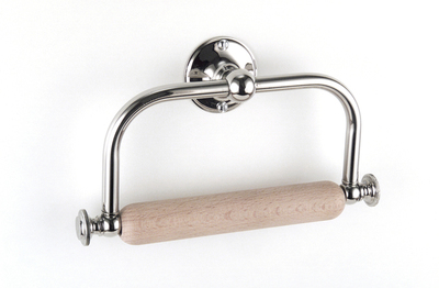 ‘1920s Deco’ Roll Holder with Round Backplate