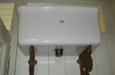 'ADAMSEZ' Fireclay High Level Cistern c.1920